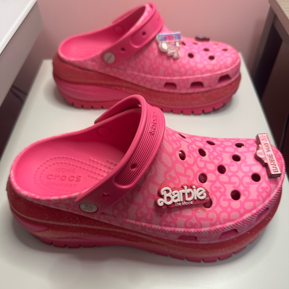 CROCS Women’s Barbie Pink Mega Crush Sandals